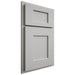 Shiloh Cabinetry Partial Overlay Heritage Paintable Unusual Gray Door