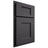 Shiloh Cabinetry Partial Overlay Heritage Poplar Plain Cut Cadet Door