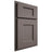 Shiloh Cabinetry Partial Overlay Heritage Poplar Plain Cut Heatherstone Door