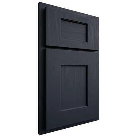 Shiloh Cabinetry Partial Overlay Heritage Poplar Plain Cut Hudson Door