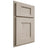 Shiloh Cabinetry Partial Overlay Heritage Poplar Plain Cut Seagull Door