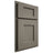 Shiloh Cabinetry Partial Overlay Heritage Poplar Plain Cut Thyme Door