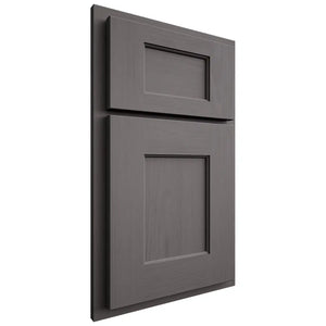Shiloh Cabinetry Partial Overlay Heritage Walnut Plain Cut Cadet Door