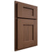 Shiloh Cabinetry Partial Overlay Heritage Walnut Plain Cut Natural Door