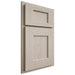 Shiloh Cabinetry Partial Overlay Heritage Walnut Plain Cut Seagull Door