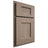 Shiloh Cabinetry Partial Overlay Heritage White Oak Plain Cut Almond Door