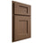 Shiloh Cabinetry Partial Overlay Heritage White Oak Plain Cut Autumn Door