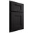 Shiloh Cabinetry Partial Overlay Heritage White Oak Plain Cut Espresso Door