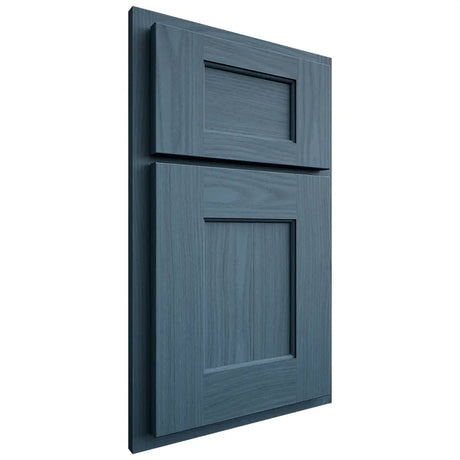 Shiloh Cabinetry Partial Overlay Heritage White Oak Plain Cut Hudson Door