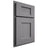 Shiloh Cabinetry Partial Overlay Heritage White Oak Plain Cut Sterling Door