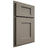 Shiloh Cabinetry Partial Overlay Heritage White Oak Plain Cut Thyme Door