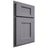 Shiloh Cabinetry Partial Overlay Heritage White Oak Quarter Sawn Cadet Door