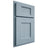 Shiloh Cabinetry Partial Overlay Heritage White Oak Quarter Sawn Sky Door
