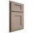 Shiloh Cabinetry Partial Overlay Heritage White Oak Quarter Sawn Whitewash Door