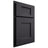 Shiloh Cabinetry Partial Overlay Heritage White Oak Rift Cut Harbor Door