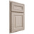 Shiloh Cabinetry Partial Overlay Kendall Alder Plain Cut White Sands Door