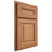 Shiloh Cabinetry Partial Overlay Kendall Cherry Plain Cut Natural Door
