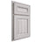 Shiloh Cabinetry Partial Overlay Kendall Hickory Plain Cut Cotton Door