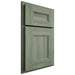 Shiloh Cabinetry Partial Overlay Kendall Hickory Plain Cut Moss Door