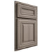Shiloh Cabinetry Partial Overlay Kendall Hickory Plain Cut Sterling Door