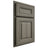 Shiloh Cabinetry Partial Overlay Kendall Hickory Plain Cut Thyme Door