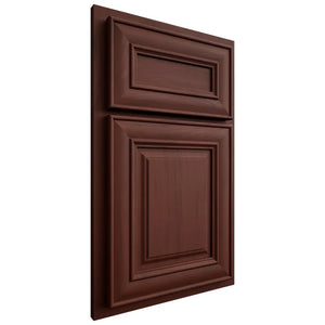 Shiloh Cabinetry Partial Overlay Kendall Maple Plain Cut Sable Door