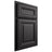 Shiloh Cabinetry Partial Overlay Kendall Paintable Iron Ore Door