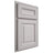 Shiloh Cabinetry Partial Overlay Kendall Paintable Light French Gray Door