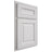 Shiloh Cabinetry Partial Overlay Kendall Paintable Polar Door