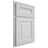 Shiloh Cabinetry Partial Overlay Kendall Paintable Pure White Door