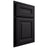 Shiloh Cabinetry Partial Overlay Kendall Poplar Plain Cut Harbor Door