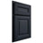 Shiloh Cabinetry Partial Overlay Kendall Poplar Plain Cut Hudson Door