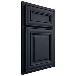 Shiloh Cabinetry Partial Overlay Kendall Poplar Plain Cut Hudson Door