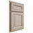 Shiloh Cabinetry Partial Overlay Kendall Poplar Plain Cut Seagull Door