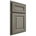 Shiloh Cabinetry Partial Overlay Kendall Walnut Plain Cut Thyme Door