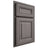 Shiloh Cabinetry Partial Overlay Kendall White Oak Plain Cut Flagstone Door