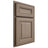Shiloh Cabinetry Partial Overlay Kendall White Oak Quarter Sawn Almond Door