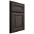 Shiloh Cabinetry Partial Overlay Kendall White Oak Quarter Sawn Creekside Door