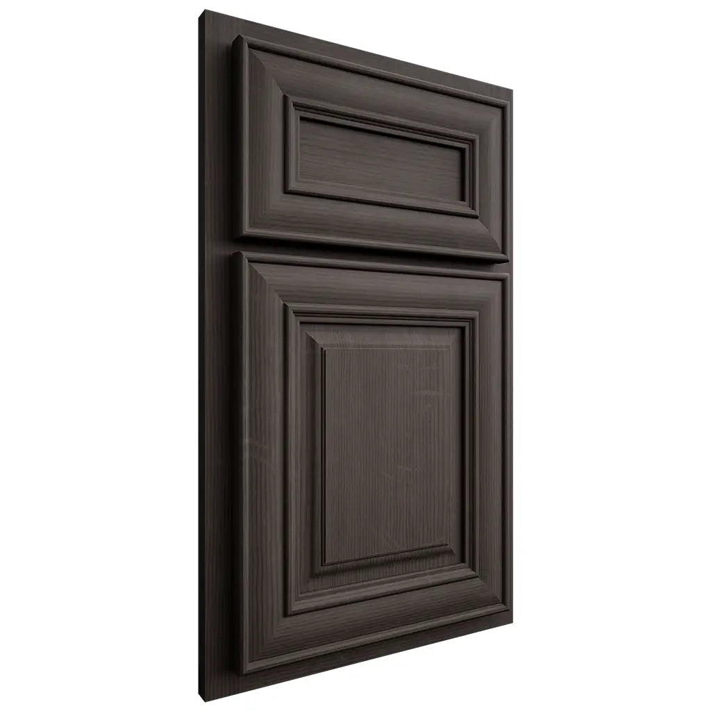Shiloh Cabinetry Partial Overlay Kendall White Oak Quarter Sawn Creekside Door