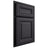 Shiloh Cabinetry Partial Overlay Kendall White Oak Quarter Sawn Harbor Door