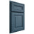 Shiloh Cabinetry Partial Overlay Kendall White Oak Quarter Sawn Hudson Door