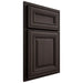 Shiloh Cabinetry Partial Overlay Kendall White Oak Quarter Sawn Morel Door