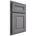 Shiloh Cabinetry Partial Overlay Kendall White Oak Quarter Sawn Sterling Door