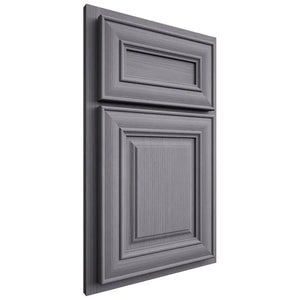 Shiloh Cabinetry Partial Overlay Kendall White Oak Rift Cut Cadet Door