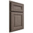 Shiloh Cabinetry Partial Overlay Kendall White Oak Rift Cut Clay Door