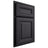 Shiloh Cabinetry Partial Overlay Kendall White Oak Rift Cut Harbor Door