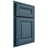 Shiloh Cabinetry Partial Overlay Kendall White Oak Rift Cut Hudson Door