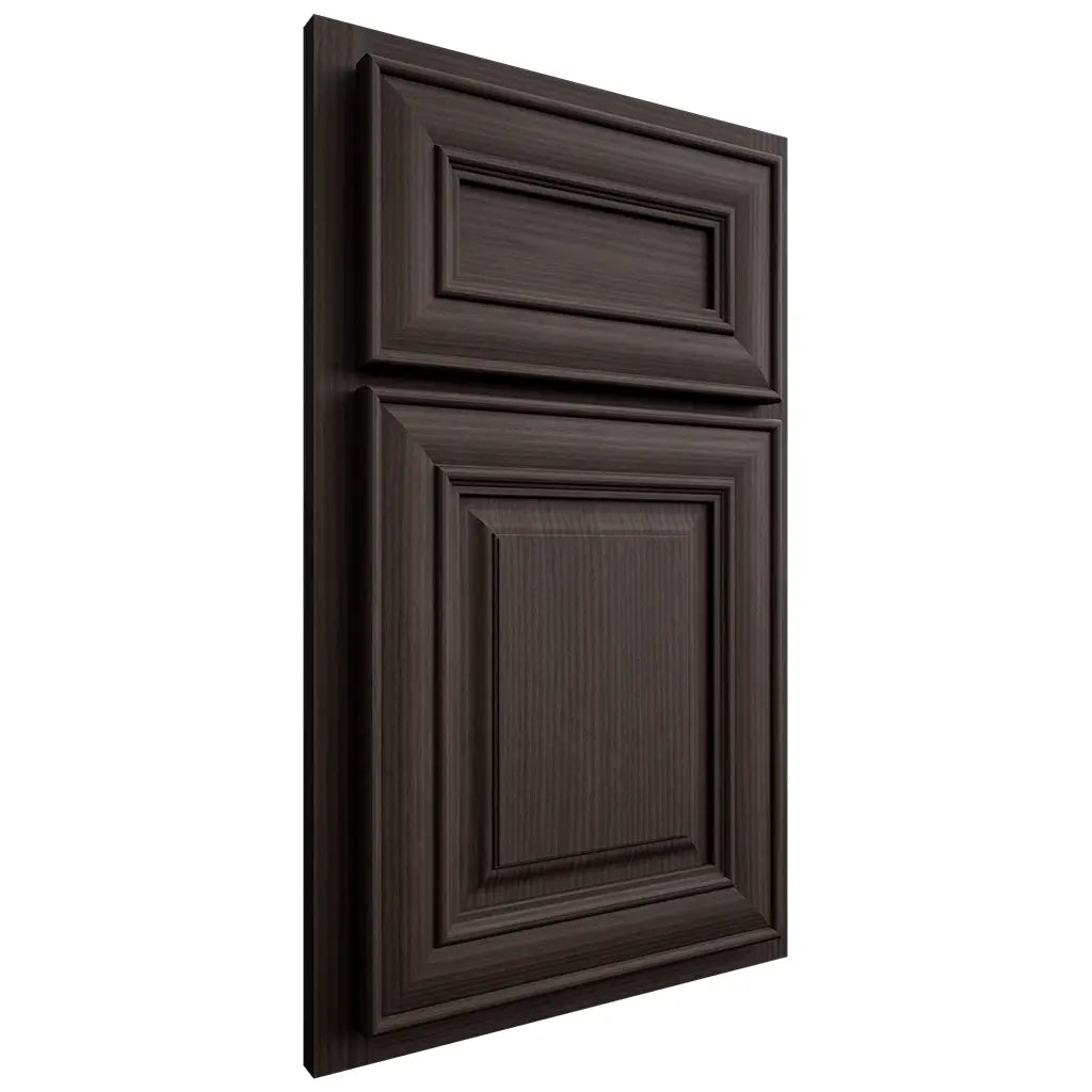 Shiloh Cabinetry Partial Overlay Kendall White Oak Rift Cut Morel Door