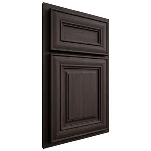 Shiloh Cabinetry Partial Overlay Kendall White Oak Rift Cut Morel Door