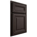 Shiloh Cabinetry Partial Overlay Kendall White Oak Rift Cut Morel Door